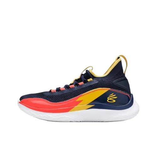 Under Armour Slip-resistant Abrasion-resistant Low-top Basketball Shoes Men's Blue Подкладка Under Armour Противоскользящие устойчивые к истиранию низкий топ баскетбольные кроссовки мужской синий