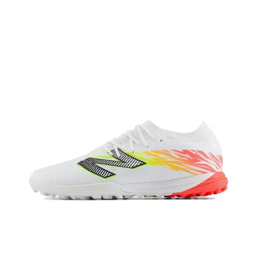 New Balance Furon V8 TF Шипы Футбольные бутсы Унисекс Белый Красный 2E Ширина