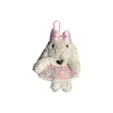 Розовый бант, розовая пряжа, юбка