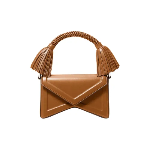 MICHAEL KORS Manhattan кожаная сумка женская цвет корица