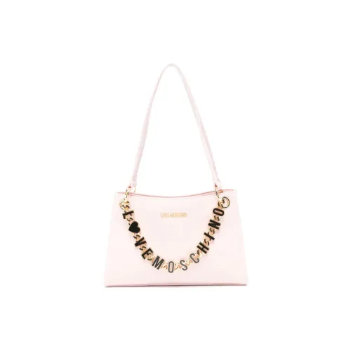 LOVE MOSCHINO Телячья кожа Сумка через плечо Женская Розовая
