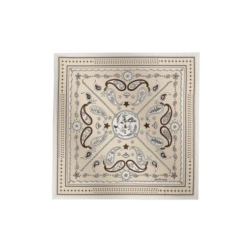 HERMES Шелковые шарфы Женские Бежевый