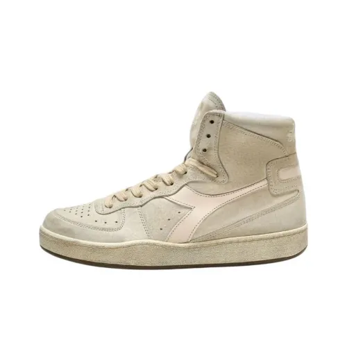 DIADORA Mi Basket Винтажные баскетбольные кроссовки MID Топ Бежевый Унисекс