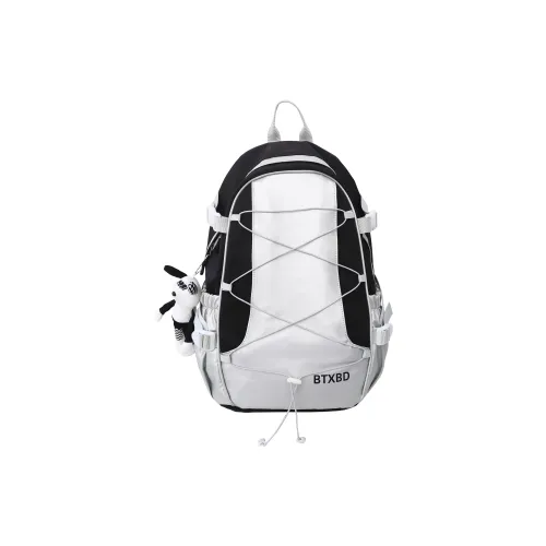 PAIBLOKS Nylon Backpack Standard Unisex Black Gray Black Red PAIBLOKS Нейлоновый рюкзак стандартный унисекс черный и серый черный красный