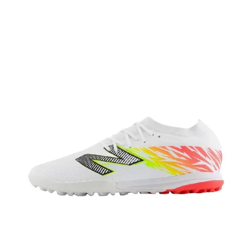 New Balance Furon V8 TF Шипы Футбольные бутсы Мужской Белый 2E Ширина