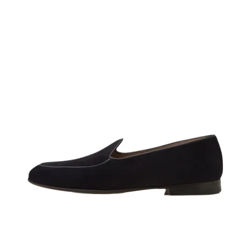 MANOLO BLAHNIK Modena Лоферы Мужской Морской Синий