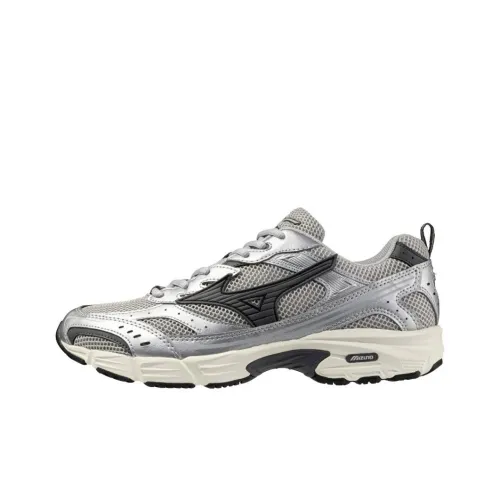 Mizuno Slip-resistant Abrasion-resistant Low Top Casual Running Shoes Men's Silver Gray Мицубо Противоскользящие Устойчивые к истиранию Низкий Топ Повседневные Беговые Кроссовки Мужские Серебристо-Серый