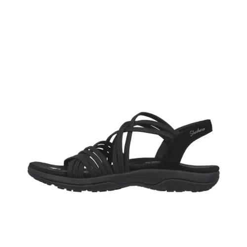 Skechers Reggae Slim Пляжные сандалии Женские Черный