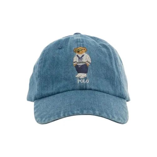 Polo Ralph Lauren Twill Cotton Baseball Caps Men's Blue