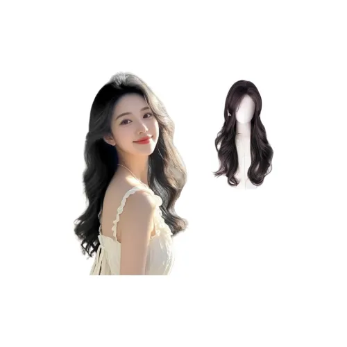 MUYAN Восстанавливающие и Увеличивающие Объем Волос Перука Без Сети для Волос Смешанный Шелк Длинные Вьющиеся Волосы