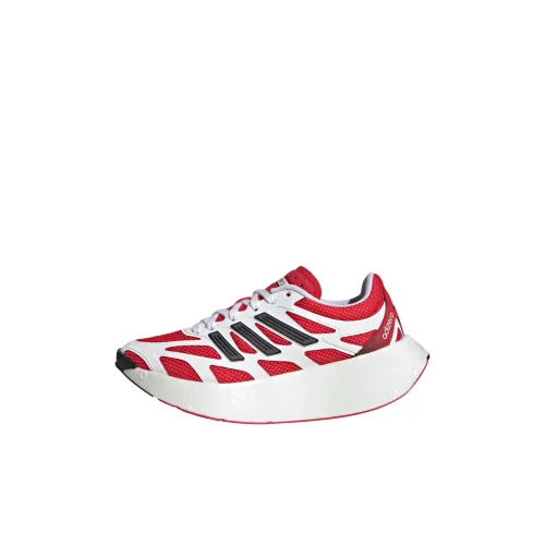 Adidas Adizero Aruku Low Топ Детская беговая обувь Белый Красный Детский