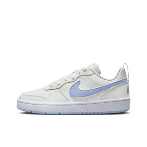 Nike Court Slip Resistant Abrasion Resistant Детские Скейтбординги Синий Белый