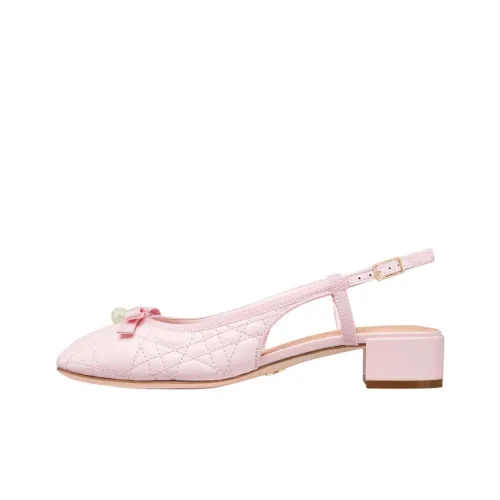 DIOR Грубый каблук Высокие каблуки 3 см Женские Розовый