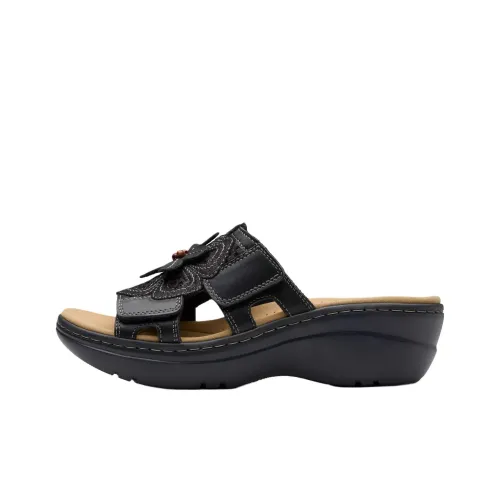 Clarks ЭВА Устойчивые к истиранию Слипоны Женские Черные