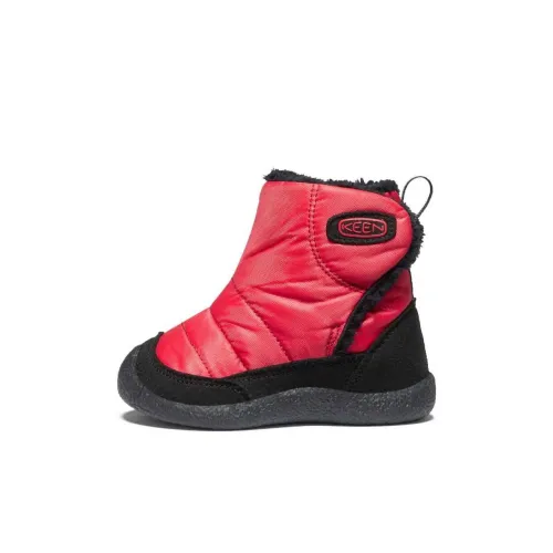 KEEN Hauser Термическая Изоляция Устойчивость к Износу Противоскользящая Обувь для Малышей Красный Infant и Toddler