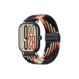 Вязаные ткани Magnetic-Rainbow Black