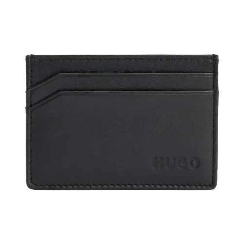 Hugo Boss Men's Sheepskin Cardholder Black