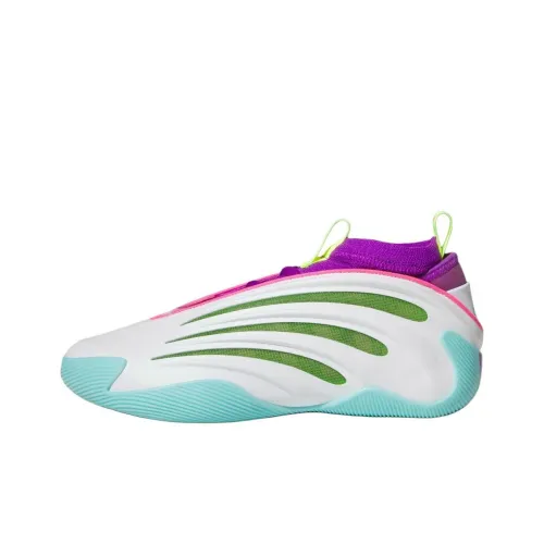 Jalen Williams x Adidas Harden Vol.9 Противоскользящие устойчивые к истиранию MID Баскетбольные кроссовки Унисекс Белый Синий