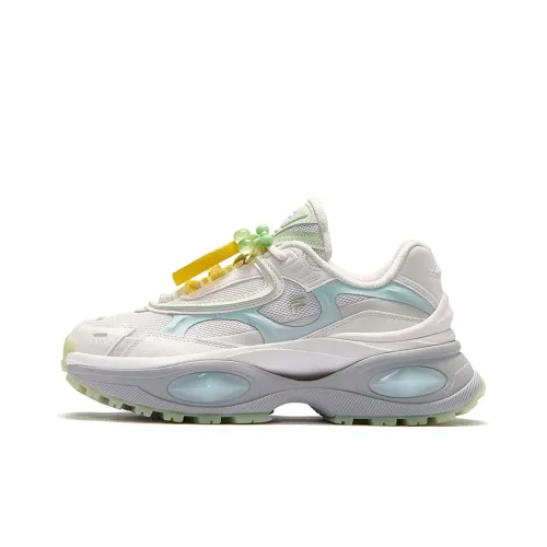 FILA FUSION BIANCO III Устойчивые к истиранию Низкие Кроссовки с Толстой Подошвой Женские Стандартные Белые