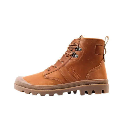 Ботильоны PALLABROUSSE из палладия мужские коричневые