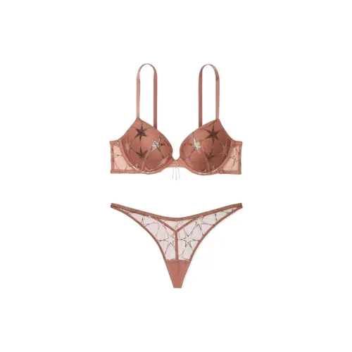 Victoria's Secret Комплект нижнего белья для женщин коричневый