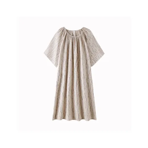 XIAFENYAN Ночная сорочка Женская Светло-коричневая