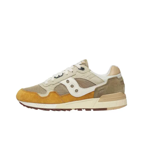 Saucony Shadow 5000 Slip-Resistant Низкий Топ Повседневные Городские Кроссовки для Коммутации и Бега Унисекс Бежевые
