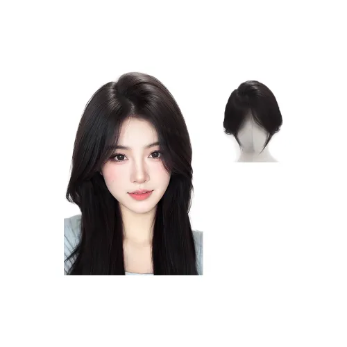 MUYAN Фигурка Eight Bangs Заправка Парики Смешанный Шелк Короткий Прямые Волосы