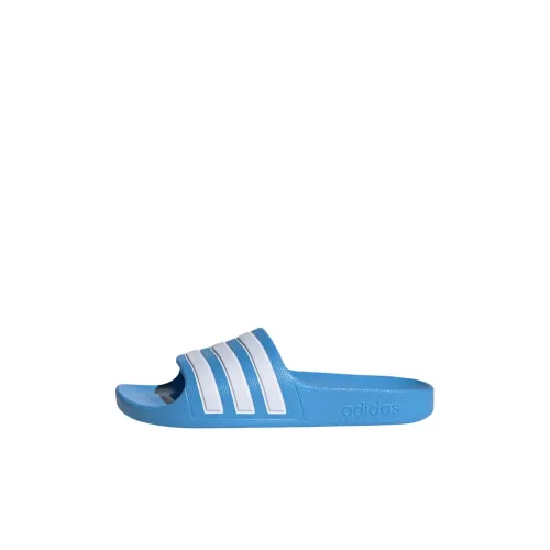 adidas Adilette Aqua Slide Slip Resistant Abrasion Resistant Детские домашние тапочки Синий Детский