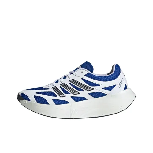 Adidas Adizero Aruku Устойчивый к истиранию Дышащий Низкий Топ Повседневные Городские Коммутирующие Беговые кроссовки Унисекс Синий Белый