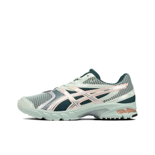 Asics Амортизация Износостойкий Низкий Топ Повседневная Беговая Обувь Унисекс Зеленая