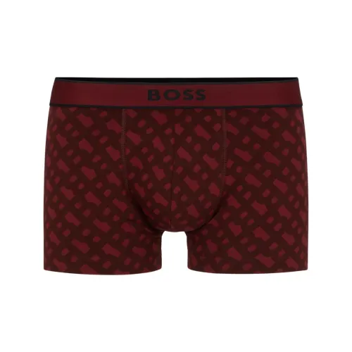 Hugo Boss Боксеры Мужские Темно-красные