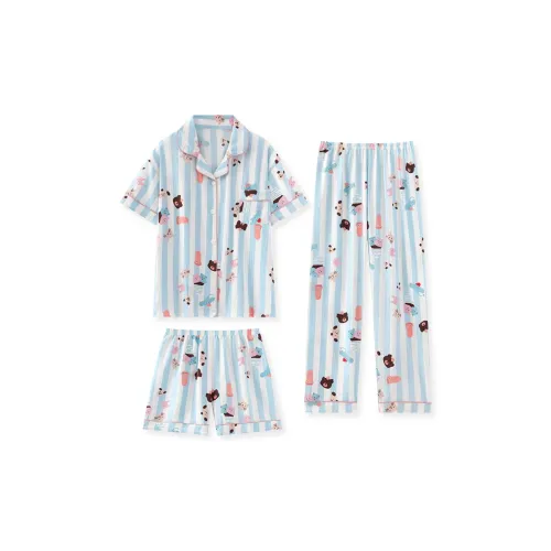 WANANNI Пижамный комплект женский синий