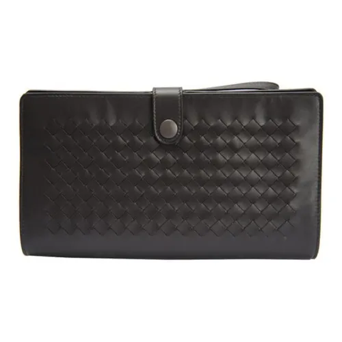 Bottega Veneta Sheepskin Clutch Standard Men's Dark Brown