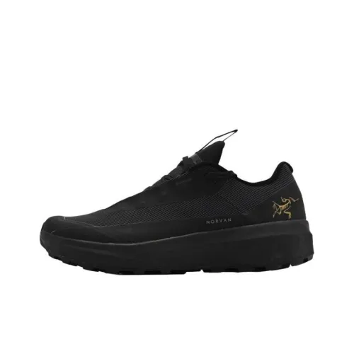 Arcteryx Norvan LD 4 Slip-on Устойчивый к истиранию Водонепроницаемый Низкий топ Беговые кроссовки Мужской Черный