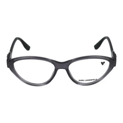 KARL LAGERFELD Пластик Кошачий глаз Оправы для очков Женские Черный