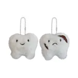 Здоровье зубов плюшевая подвеска + плюшевая подвеска для кариеса