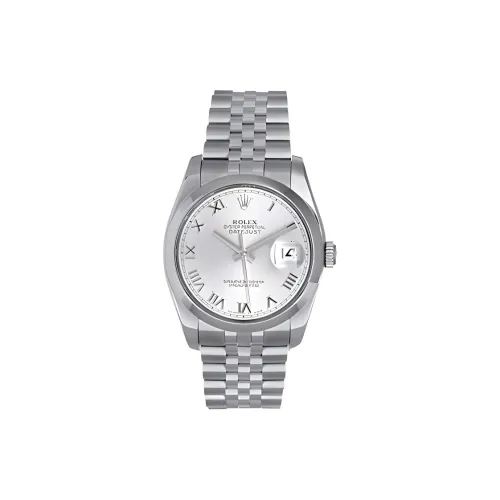 ROLEX Автоматический Механический Механизм Мужские Часы Log Series Белые