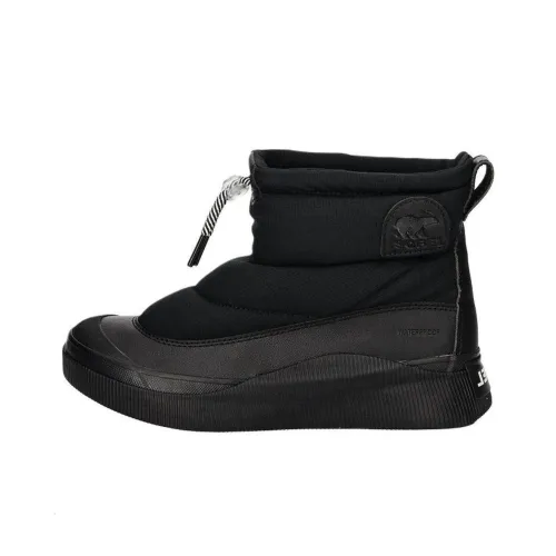 SOREL Короткие Снежные Ботинки Женские Черные