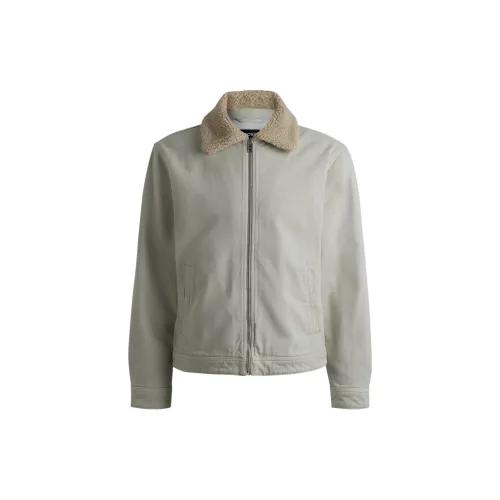 Hugo Boss Denim Jacket Men's Light Beige