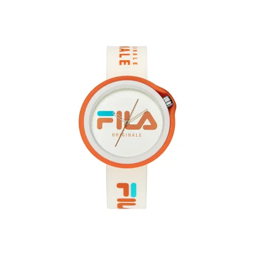 FILA 6035 Collection Наручные часы Кварцевый механизм Силиконовый ремешок Белый циферблат Унисекс