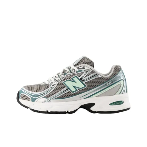 New Balance NB 740 Low Топ Повседневный Городской Коммутер Беговые кроссовки Унисекс Серый Зеленый