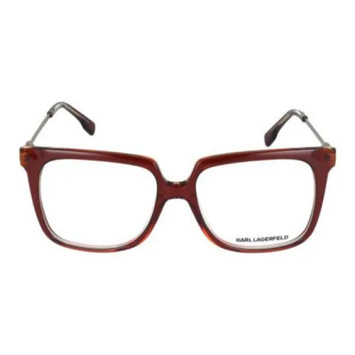 KARL LAGERFELD Пластик Квадратные Оправы для очков Женские Красные