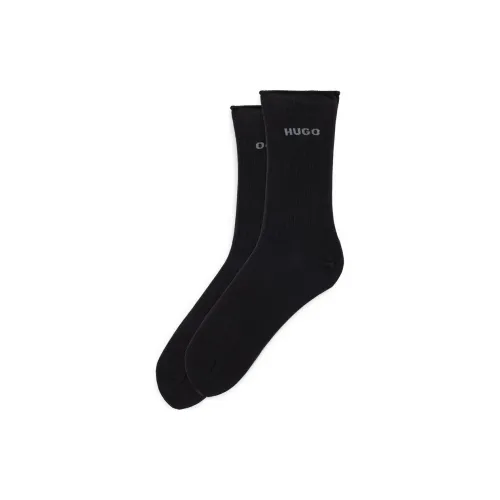 HUGO BOSS Черные Женские Носки MID до икры