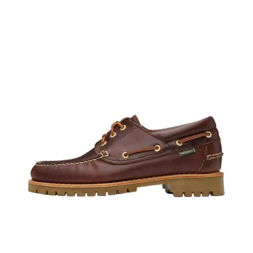 Sebago Мужские повседневные туфли Low Top Красный Коричневый Мужской