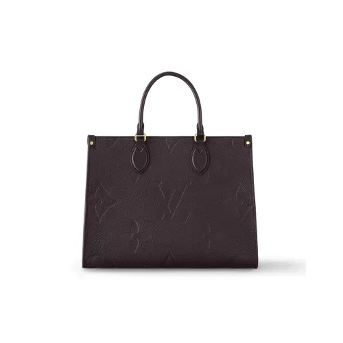 LOUIS VUITTON ONTHEGO Lambskin Bag Medium Women's Brown