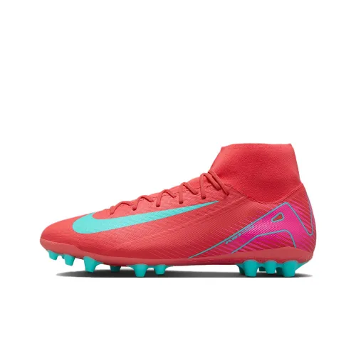 Nike Mercurial Superfly 10 Slip-Resistant Abrasion-Resistant Футбольные бутсы Мужские Красные
