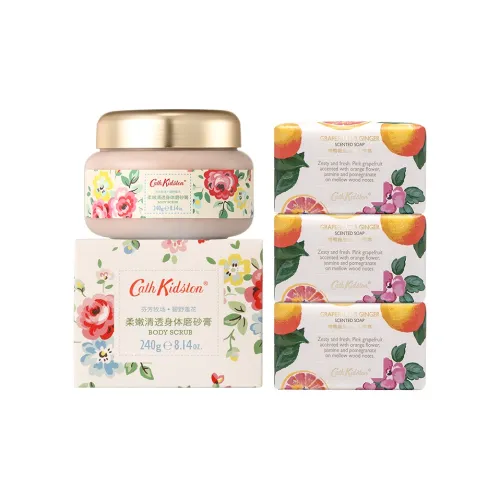 Cath Kidston Мыло и Скраб Комбо Наборы для Ухода Чистка Увлажнение Аромат