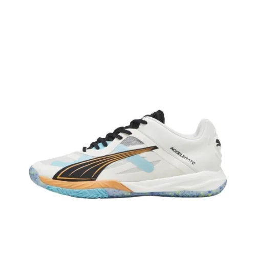 PUMA Accelerate Low Топ Кроссовки для тренировок Унисекс Белый Черный