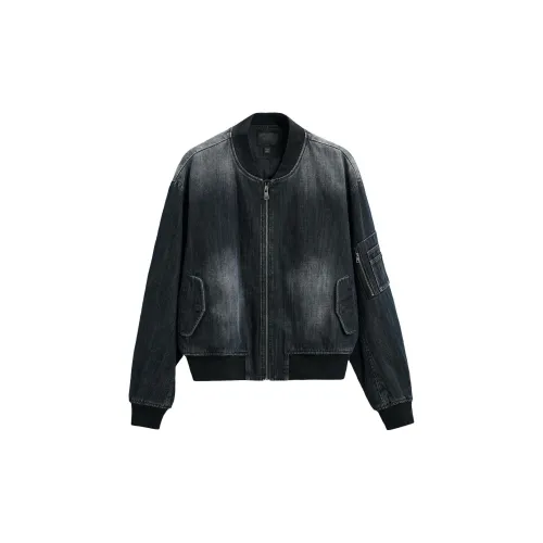 ZARA Пуховик Мужской Синий Зеленый